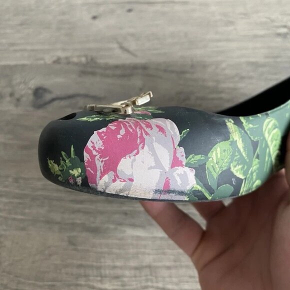 Vivienne Westwood Anglomania Melissa Floral Flats Orb Shoes - Picture 7 of 16